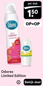 Aanbieding: Odorex Limited Edition