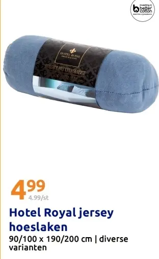 Promotie: jersey hoeslaken