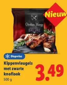 Aanbieding: Kippenvleugels met zwarte knoflook