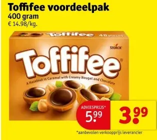 Promotie: Toffifee voordeelpak