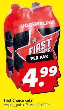 Aanbieding: First Choice cola regular