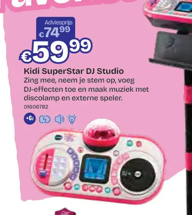 Aanbieding: Kidi superstar DJ Studio