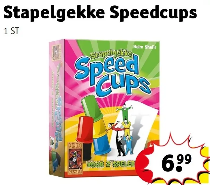 Offre: Stapelgekke Speedcups