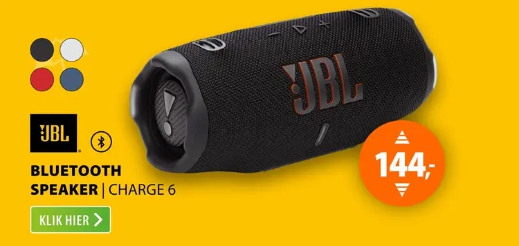 Aanbieding: JBL Charge 6 Zwart