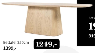 Aanbieding: Eettafel