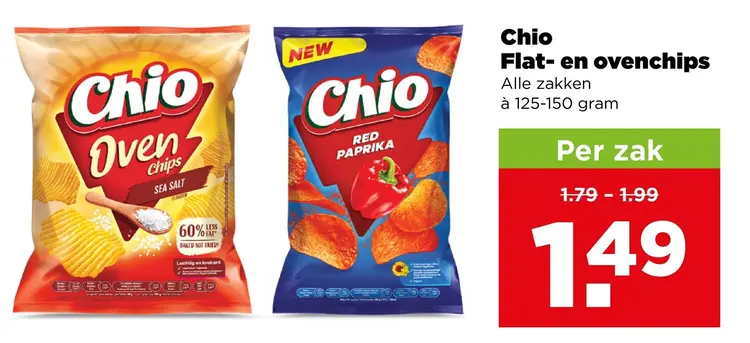 Aanbieding: Chio Flat- en ovenchips