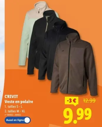 Offre: Veste en polaire