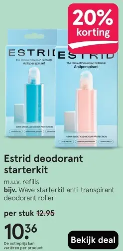Aanbieding: Estrid deodorant starterkit