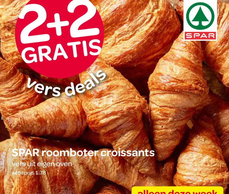 Aanbieding: Roomboter croissants