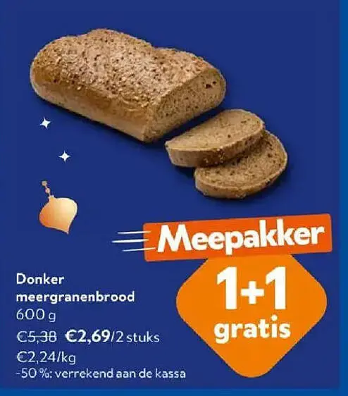 Promotie: Donker meergranenbrood