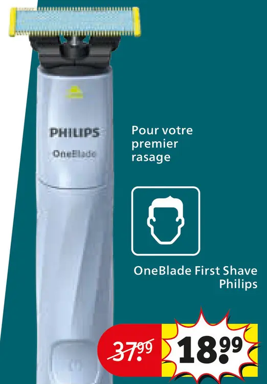 Offre: OneBlade First Shave