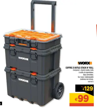 Aanbieding: COFFRE À OUTILS STACK N' ROLL