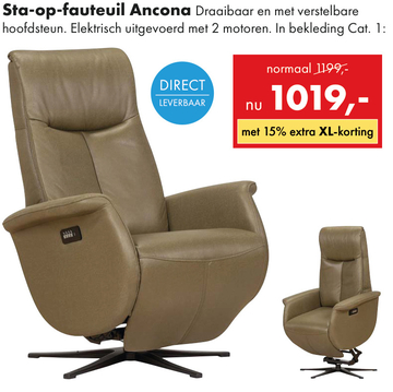 Aanbieding: Sta-op-fauteuil Ancona