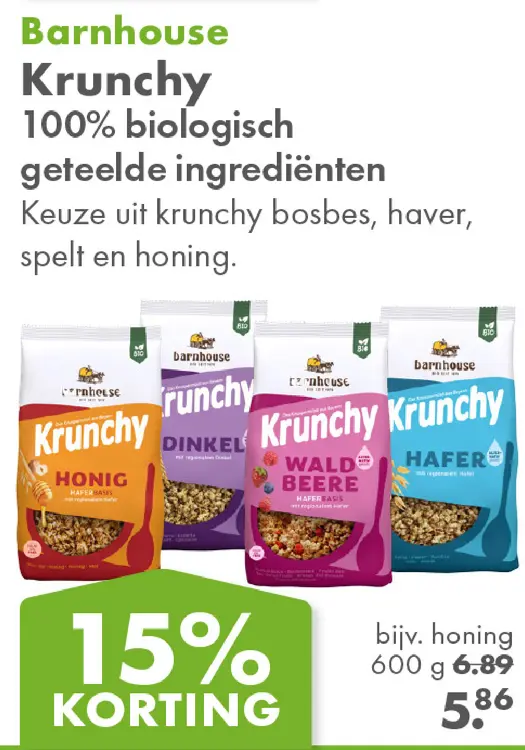 Aanbieding: Barnhouse Krunchy