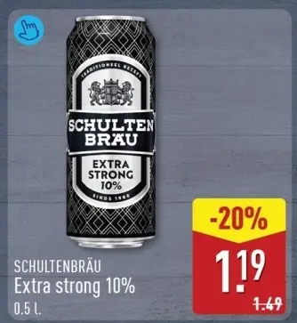 Aanbieding: Extra strong 10%
