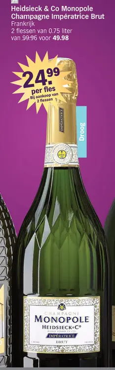 Promotie: Champagne Impératrice Brut