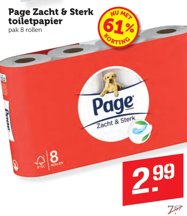 Aanbieding: Zacht & Sterk toiletpapier