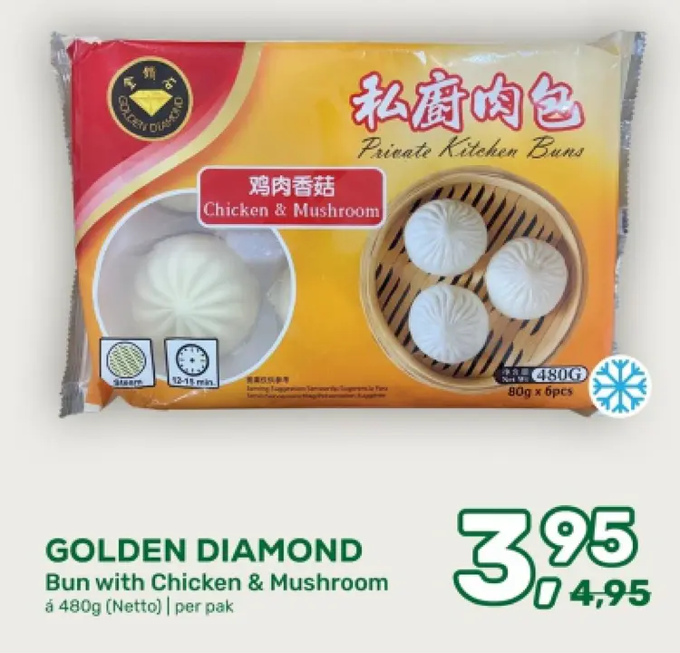 Aanbieding: Bun with Chicken & Mushroom