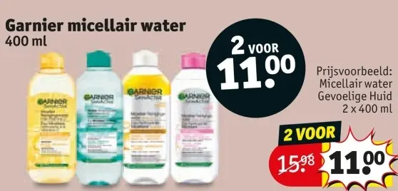 Aanbieding: Micellair water