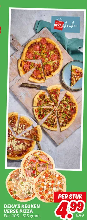 Aanbieding: Verse pizza