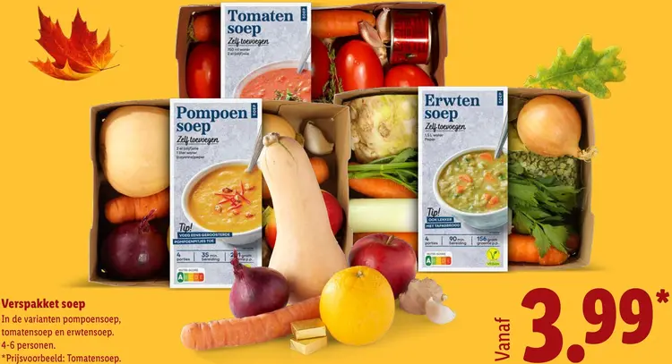 Aanbieding: Verspakket soep