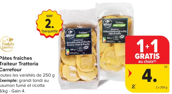 Offre: Pâtes fraîches