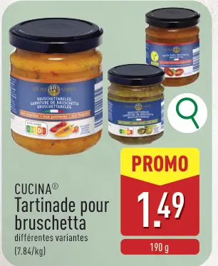 Offre: Tartinade pour bruschetta