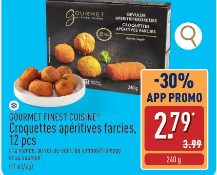 Offre: Croquettes apéritives farcies