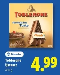 Aanbieding: Toblerone ijstaart