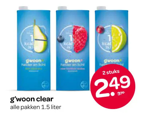 Aanbieding: g'woon clear