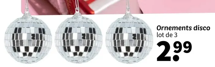 Offre: Ornements disco