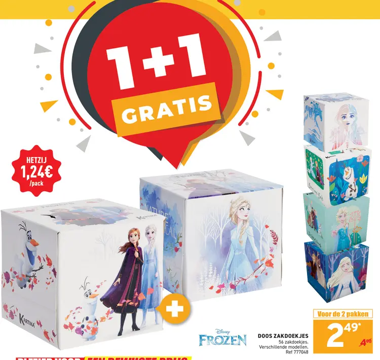 Promotie: Doos zakdoekjes