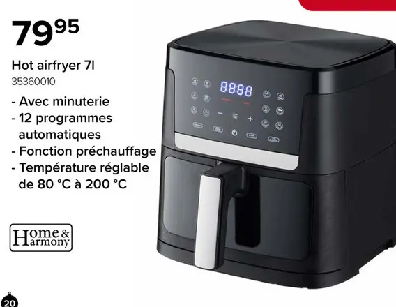 Offre: Hot airfryer