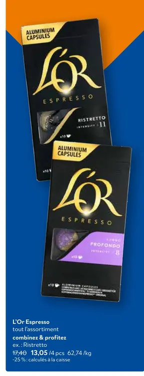 Offre: L'Or Espresso