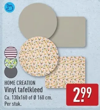 Aanbieding: Vinyl tafelkleed