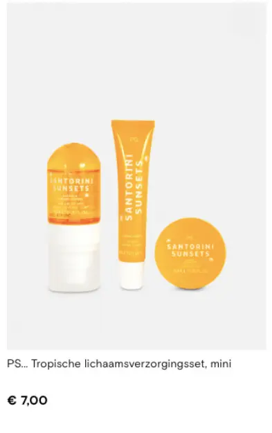 Promotie: Tropische lichaamsverzorgingsset, mini