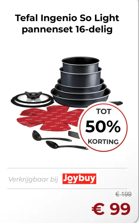 Aanbieding: Ingenio So Light pannenset