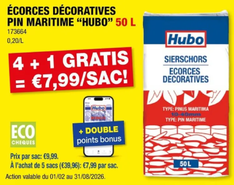 Offre: Écorces décoratives pin maritime