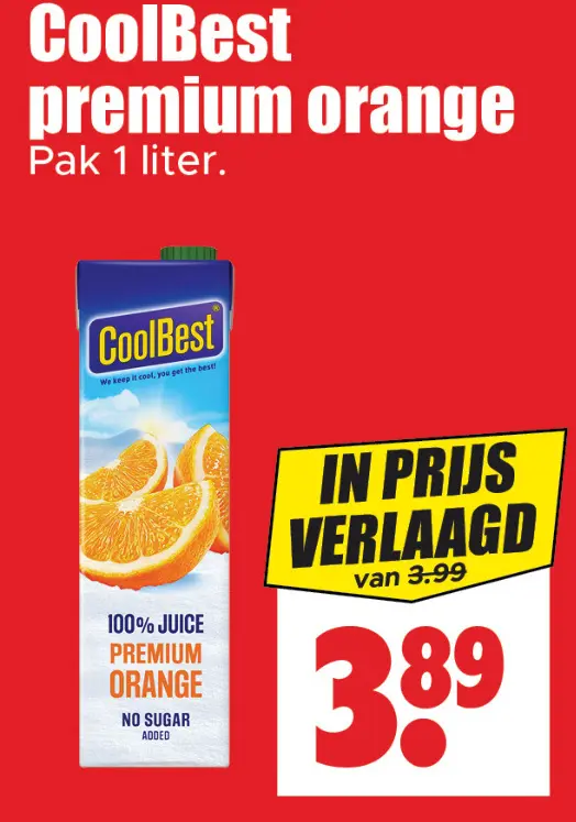Aanbieding: CoolBest premium orange
