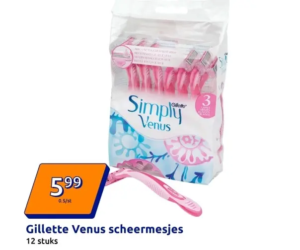 Promotie: Venus scheermesjes
