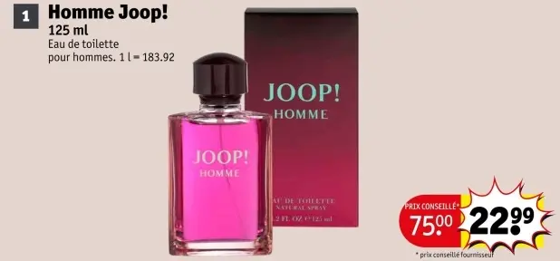 Offre: Homme Joop!