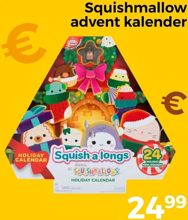 Aanbieding: Squishmallow Advent kalender