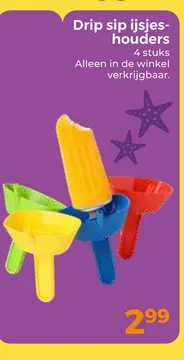 Aanbieding: Drip sip ijsjeshouders
