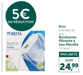 Offre: Bonbonne filtrante à eau Marella