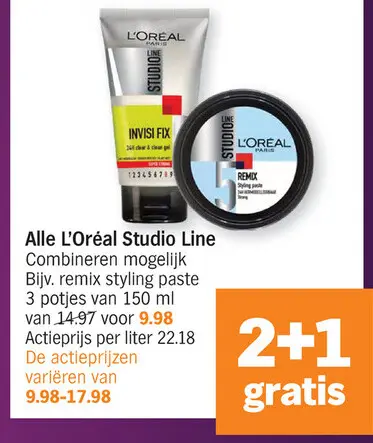Promotie: L'Oréal Studio Line