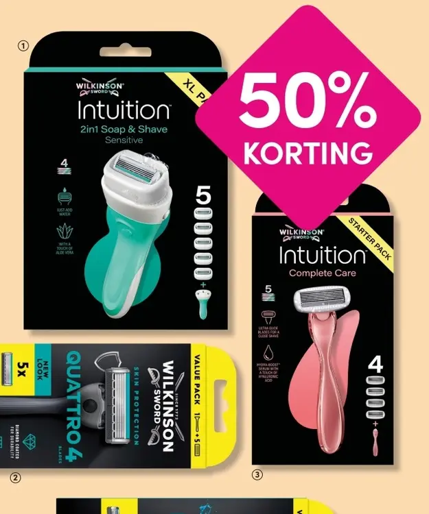 Aanbieding: Intuition 2in1 Soap & Shave Sensitive
