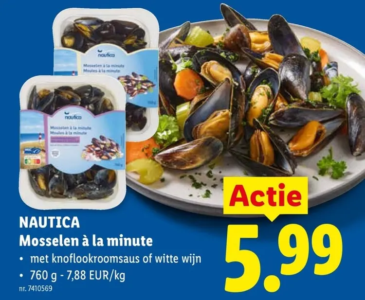 Promotie: Mosselen à la minute