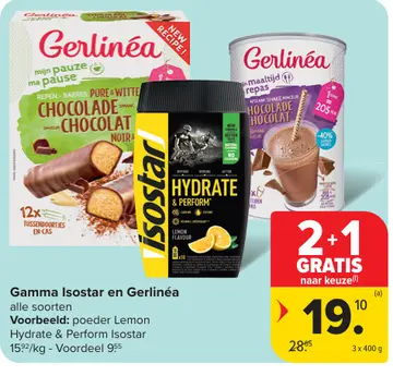 Aanbieding: Gamma Isostar en Gerlinéa