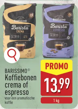 Aanbieding: Koffiebonen crema of espresso