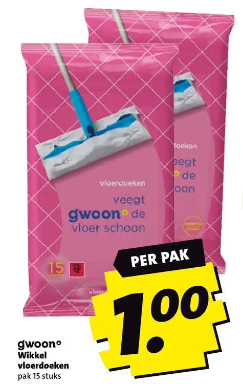Aanbieding: Wikkel vloerdoeken